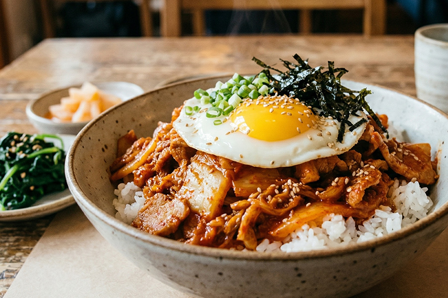 김치덮밥